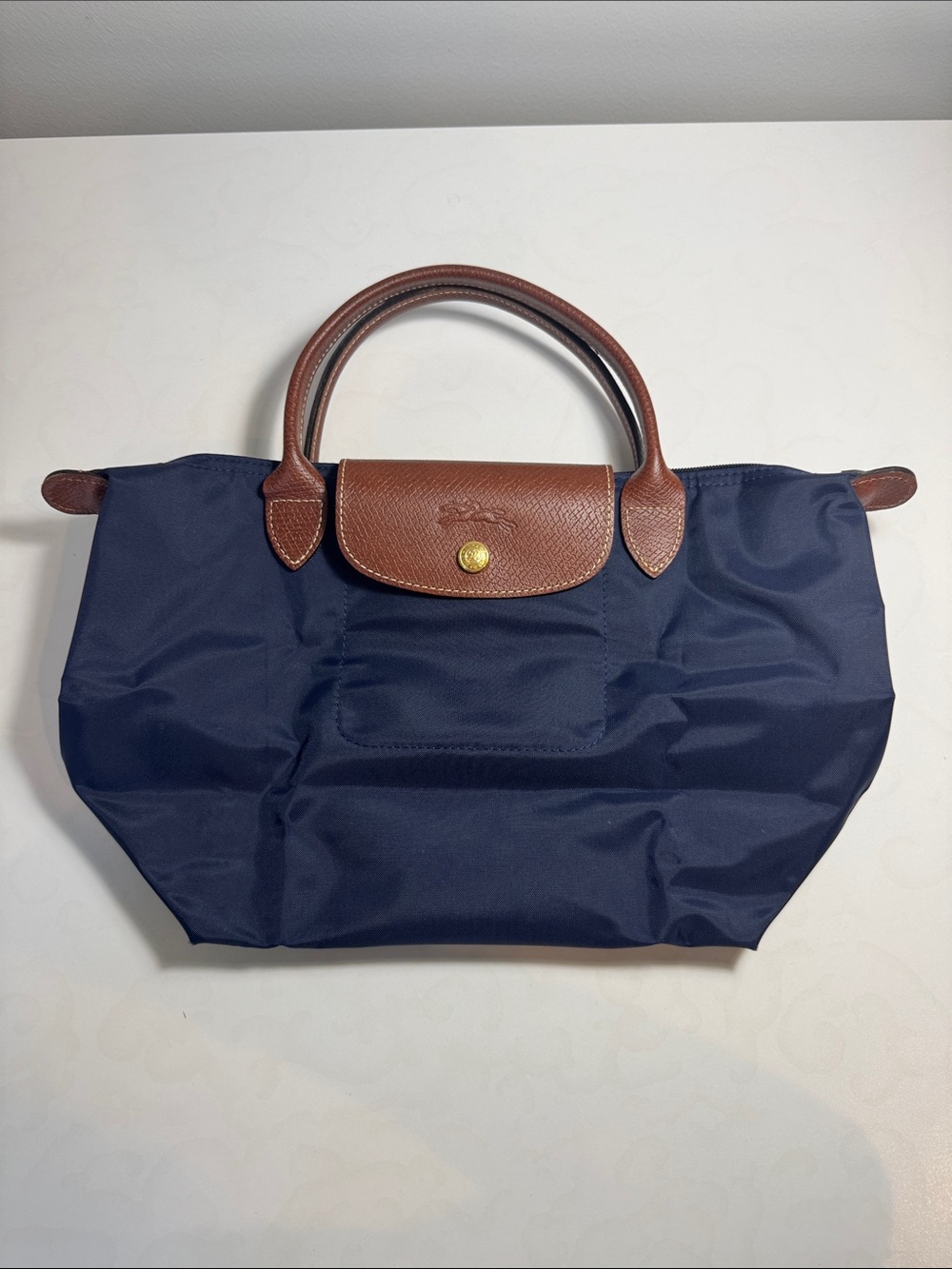 Longchamp Navy Small Le Pliage Tote
